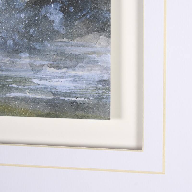 Spring Light I by Mercana Studio a Hand Embelished Textured Framed Art Print Matted under Glass