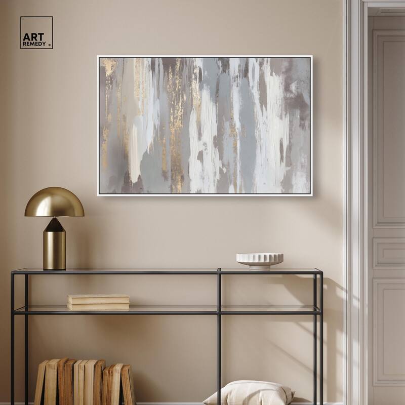 Flooding Gold II Canvas by Art Remedy
