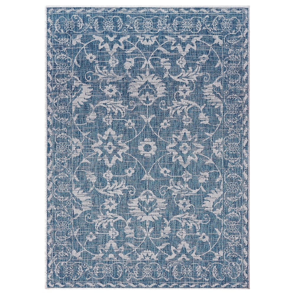 Nicole Miller New York Patio Country Ayala Floral Indoor/ Outdoor Rug
