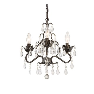 Crystorama Lighting Group Paris Market 3 Light 13" Wide Hand Cut