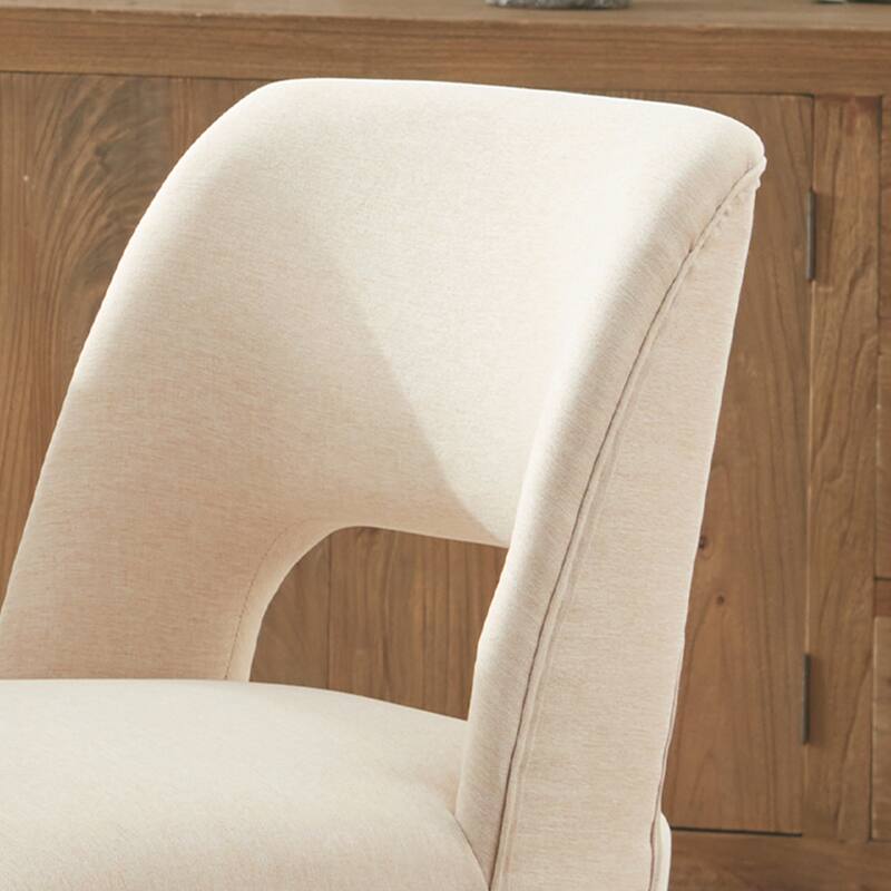 Wooden Dining Chairs Set of 2/4/6,Modern Fabric Upholstered Dining Room Chair Kitchen Chairs