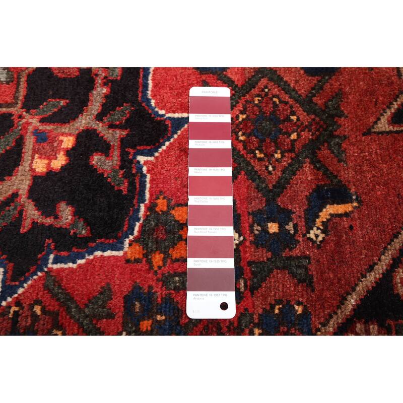 ECARPETGALLERY Hand-knotted Anatolian Vintage Red Wool Rug - 4'2 x 6'9