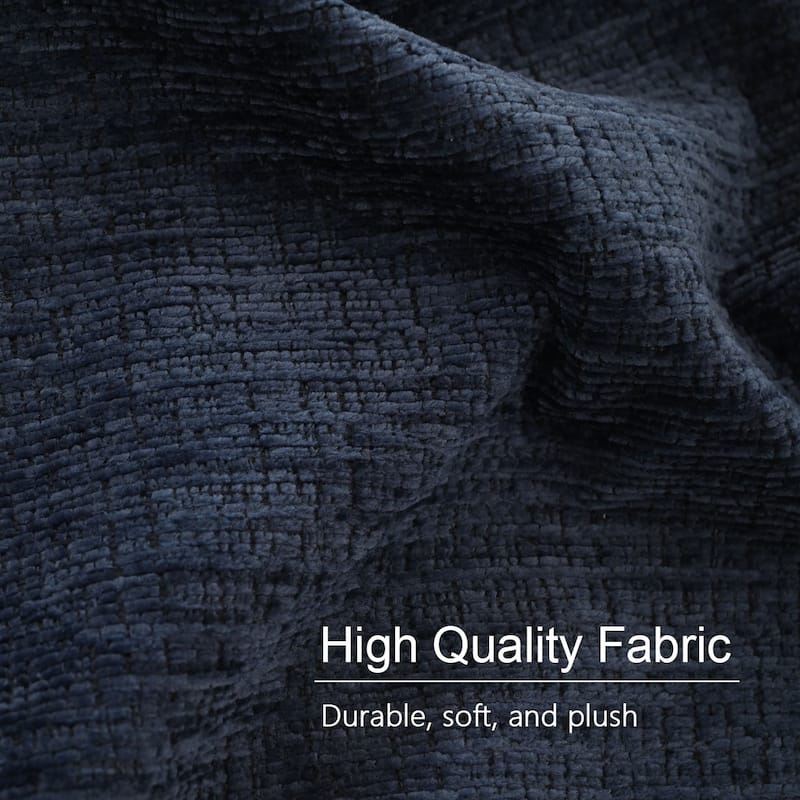 25" Seat Height Upholstered Chenille Gold Matel Counter Stool