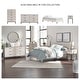 preview thumbnail 5 of 19, Signature Design by Ashley Socalle Whitewashed Woodgrain Platform Bed
