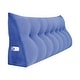 preview thumbnail 126 of 182, WOWMAX Large Reading Wedge Headboard Pillow for Bed Rest Back Support
