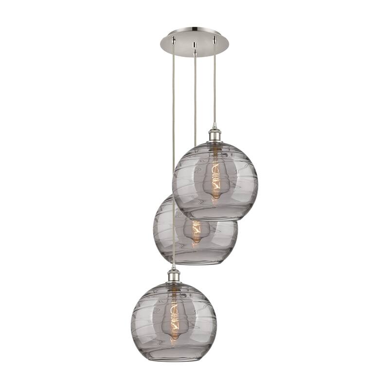 Innovations Lighting 113B-3P 41 19 Athens Deco Swirl Pendant Athens
