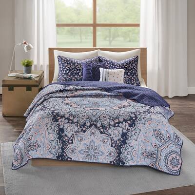 Skye Boho 5-piece Reversible Coverlet Set by Intelligent Design