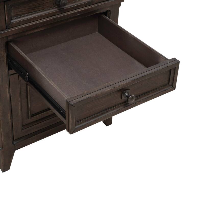 Paradise Valley Saddle Brown Executive Desk