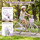 preview thumbnail 9 of 18, Gymax 20'' Girls Bike w/Removable Basket Streamers Hand Brake &