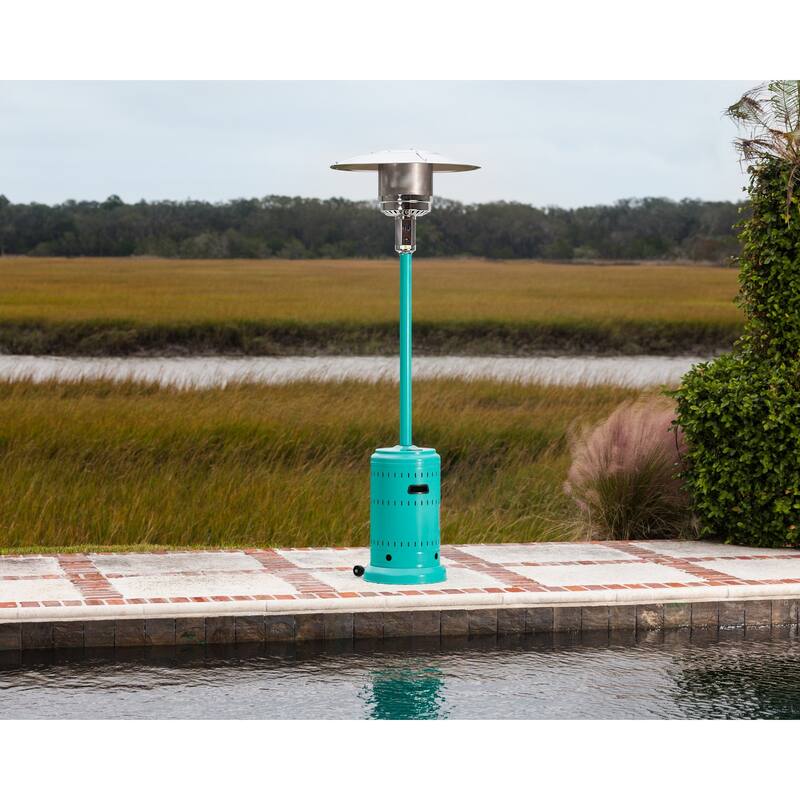 Aqua Blue Powder Coated Patio Heater
