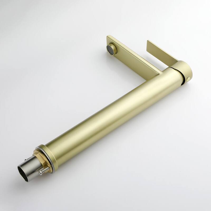 Single Handle Single Hole Bathroom Faucet - 6"12"