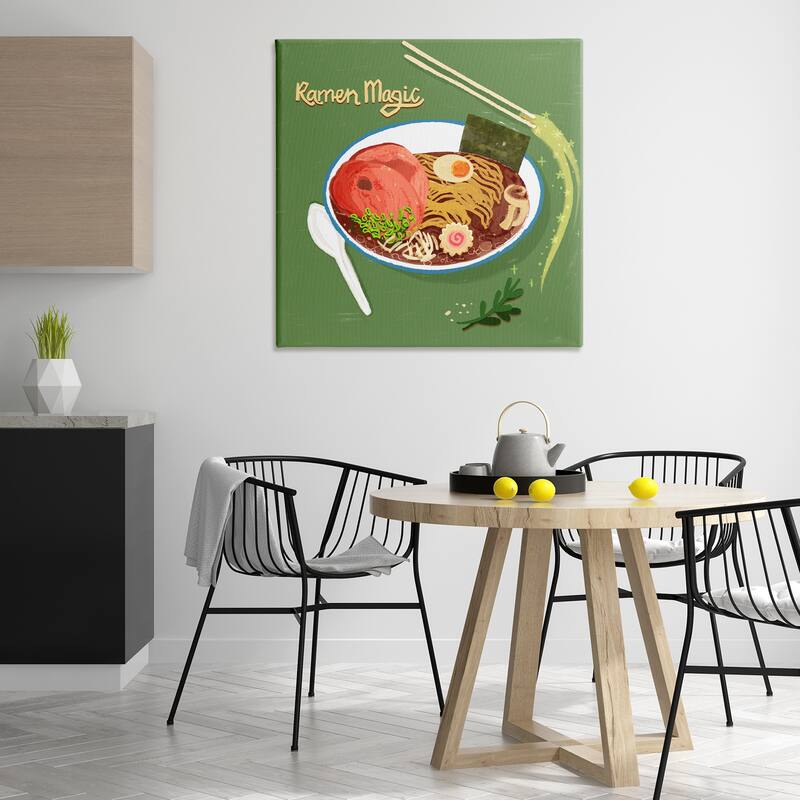 Stupell Ramen Magic International Meal Canvas Wall Art Design By Juliet Rose Philips