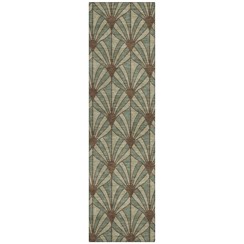 Machine Washable Indoor/ Outdoor Casual Kim Chantille Rug