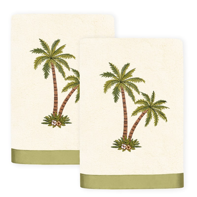 Authentic Hotel and Spa Turkish Cotton Palmera 2 PC Hand Towel Set
