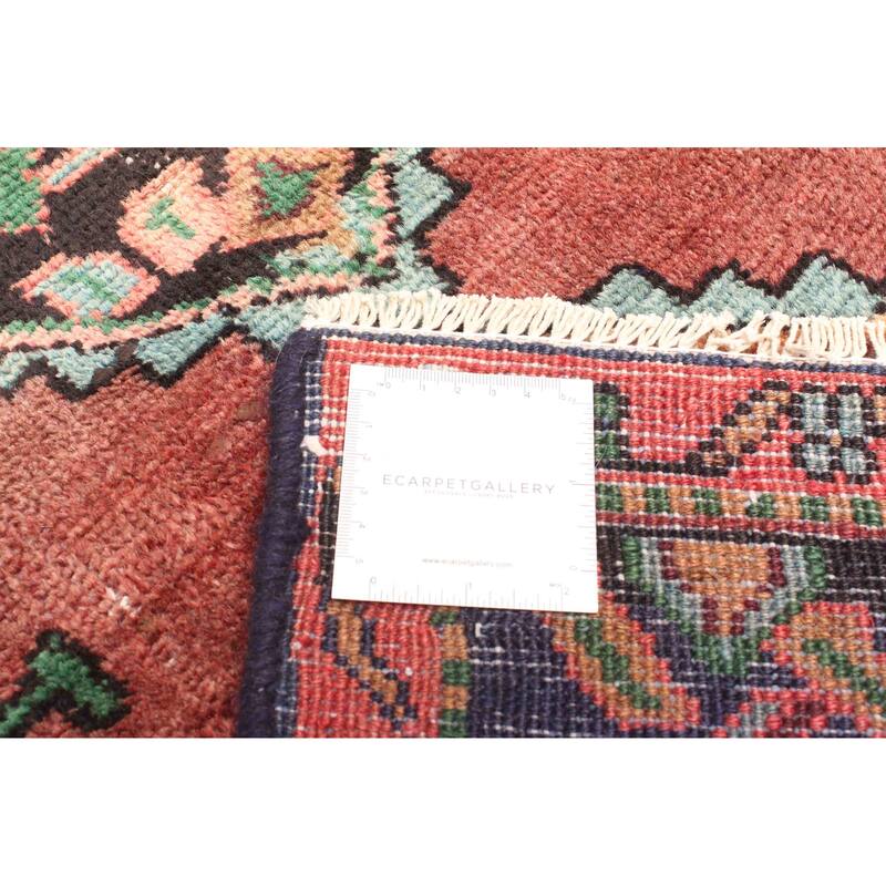 ECARPETGALLERY Hand-knotted Konya Anatolian Dark Red Wool Rug - 2'9 x 6'7