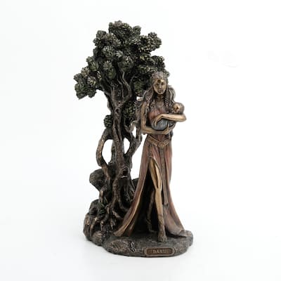 11.61" H DANU - MOTHER OF THE TUATHA DE DANANN Cold Cast Bronze - 4.72"x6.3"x11.61"