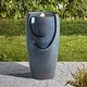 preview thumbnail 75 of 84, Glitzhome 30"H Oversized LED Ceramic Pot Fountain for Outdoor Garden 30"H - Turquoise Ceramic