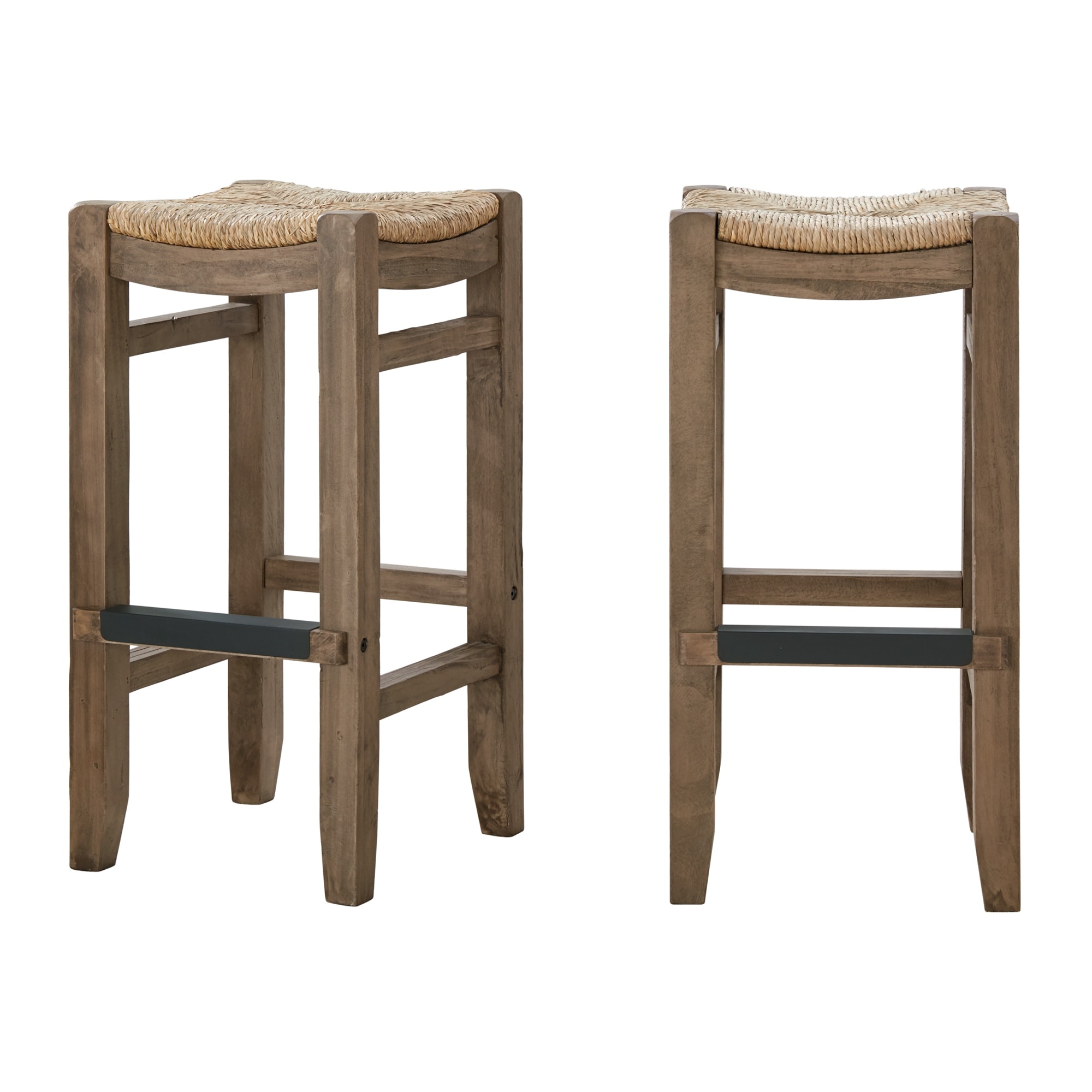 Gray barn store counter stools