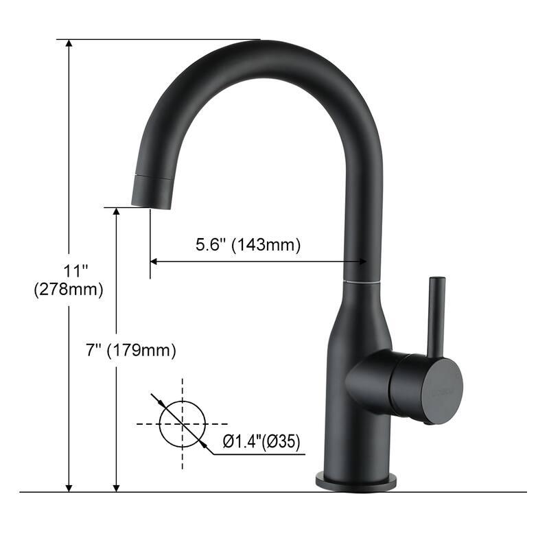 WOWOW Single Handle Bar Faucet