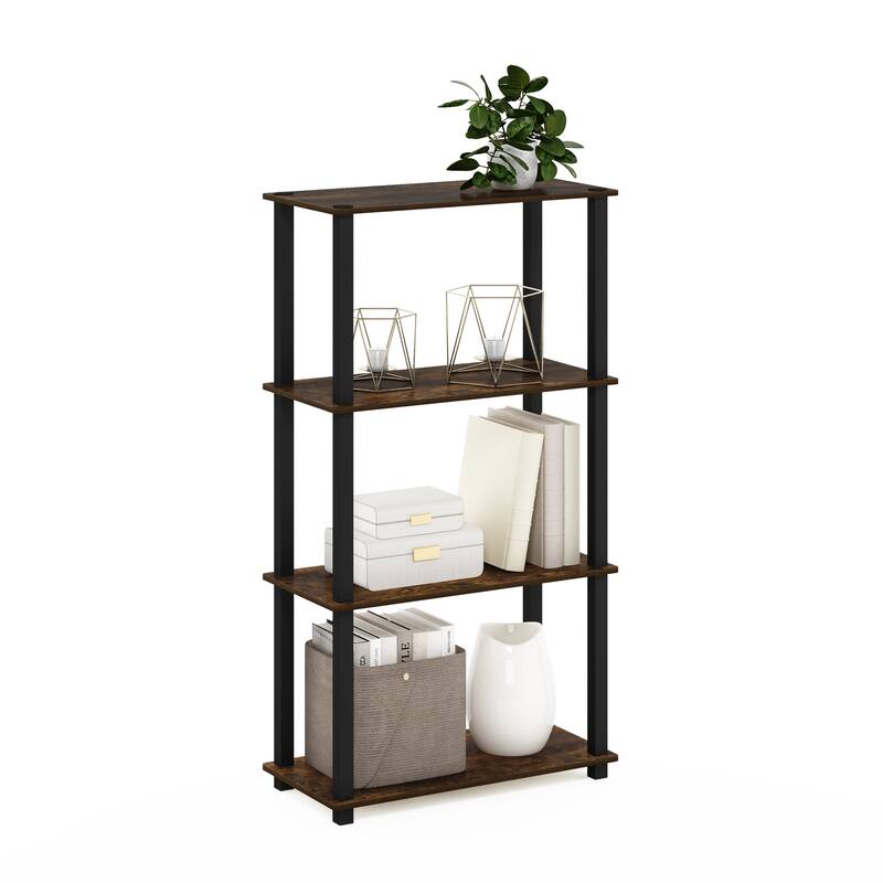 Furinno Turn-S-tube 4-tier Multipurpose Bookshelf
