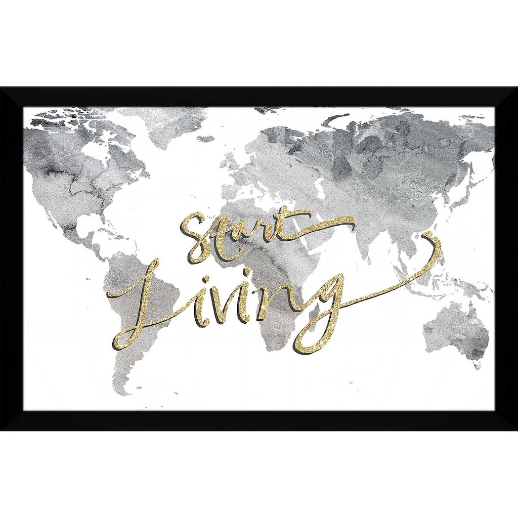 "Start Living (Horizontal)" Print on Acrylic