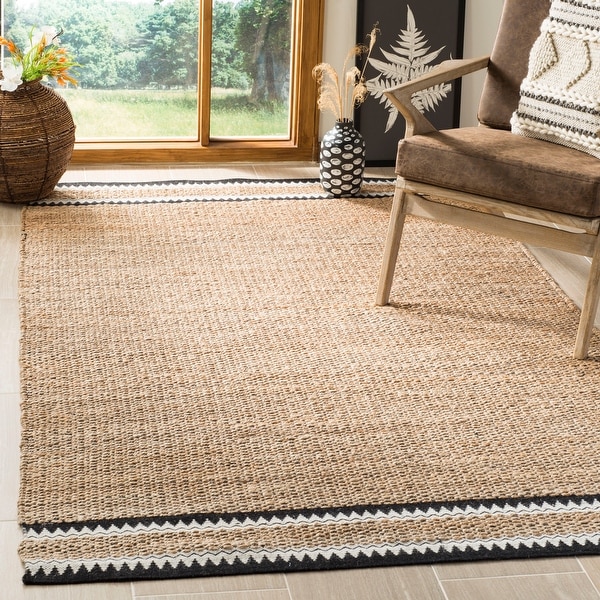 SAFAVIEH Handmade Natural Fiber Hijiri Boho Jute Rug. Opens flyout.