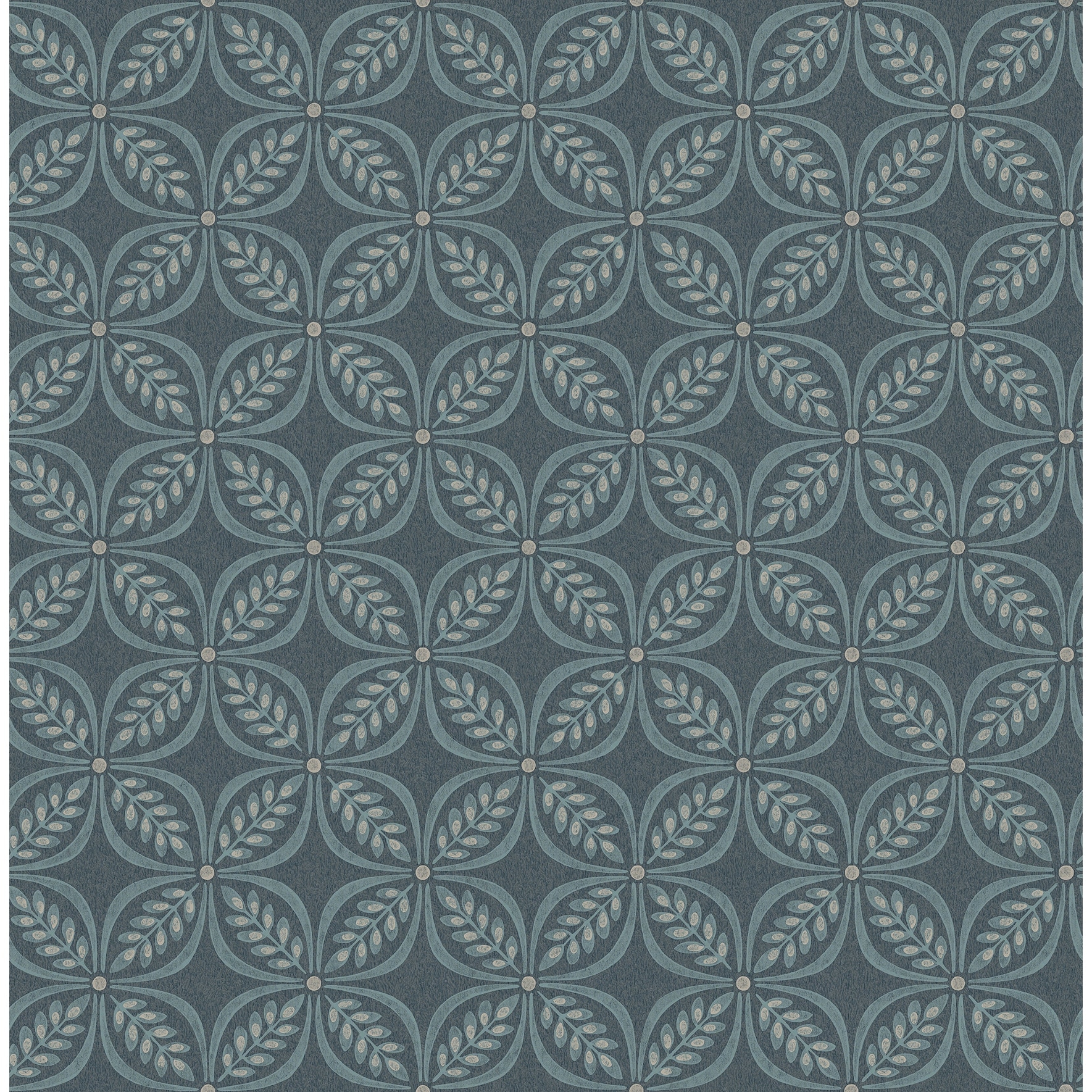 Morgrove Blue Trellis Wallpaper