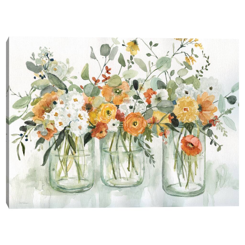 Trois Beauties by Carol Robinson Canvas Art Print