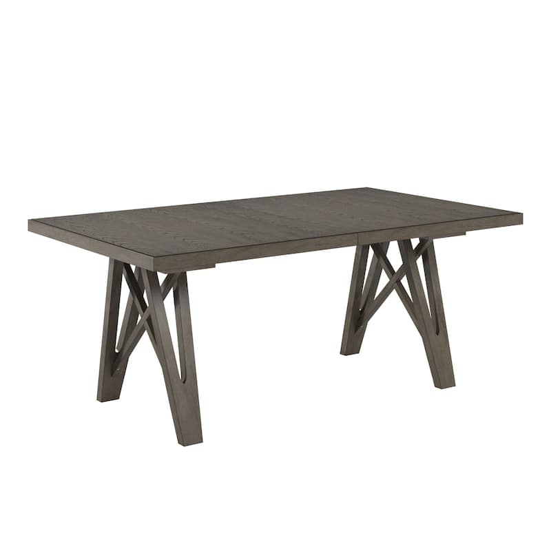 Harstad 72"-90" Wood Finish Extendable Dining Set by iNSPIRE Q Modern