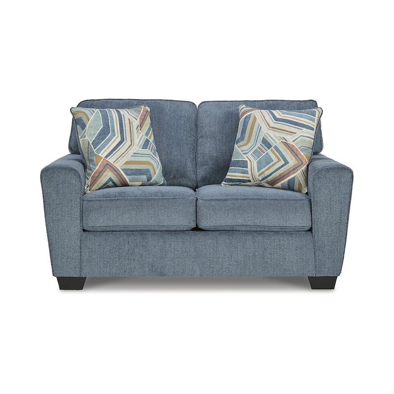 Signature Design by Ashley Cashton Blue 4-Piece Upholstery Package - 87"W x 38"D x 39"H