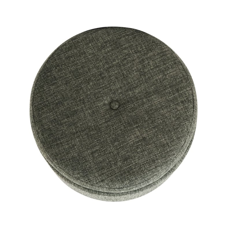 HomePop Storage Ottoman with Nailheads