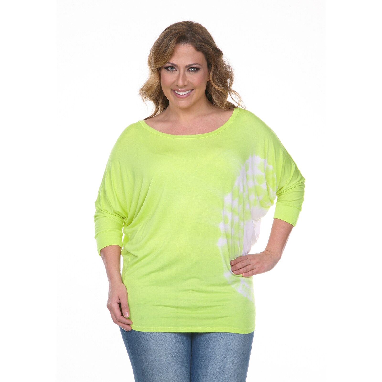 womens tie dye tunic top