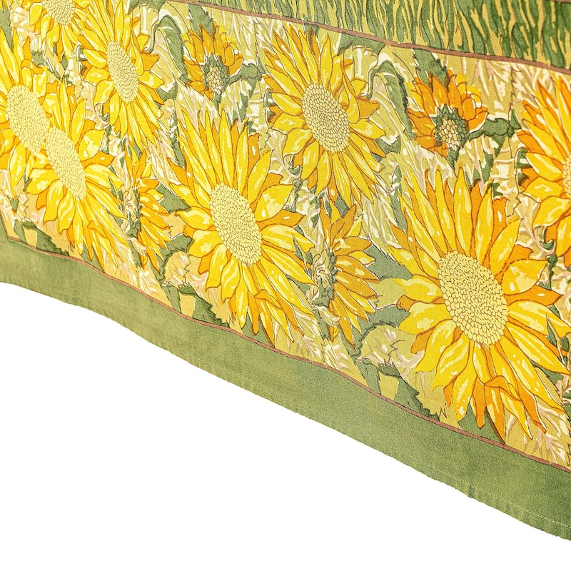 Couleur Nature Sunflower Rectangle Tablecloth