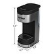 preview thumbnail 6 of 5, Single Serve Iced Coffee Maker with 3 Brewing Options, Black