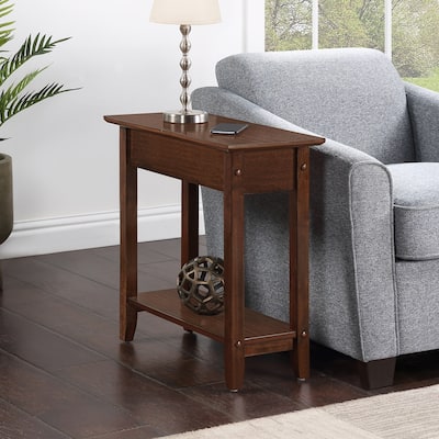 Compact End Table with Built In Magazine Rack, C Frame Design for Easy Sofa Placement and Convenient Living Room Use - 23