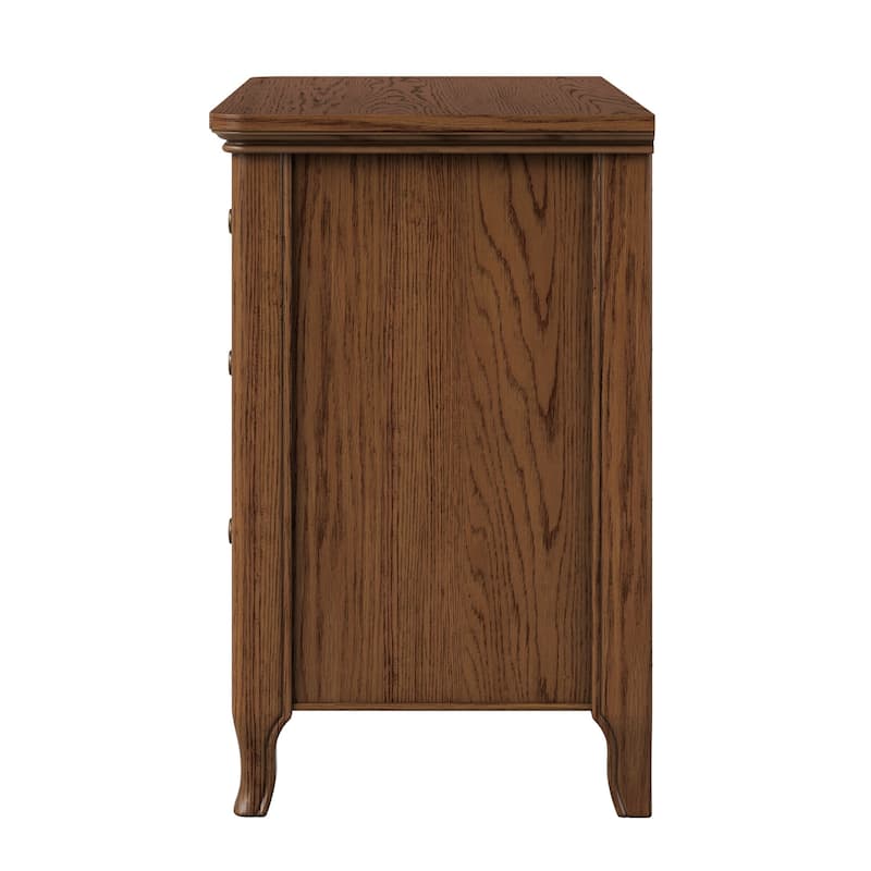Mid-century Modern Nightstand with Drawers