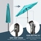 preview thumbnail 81 of 142, Holme 9-foot Steel Market Patio Umbrella with Tilt-and-Crank