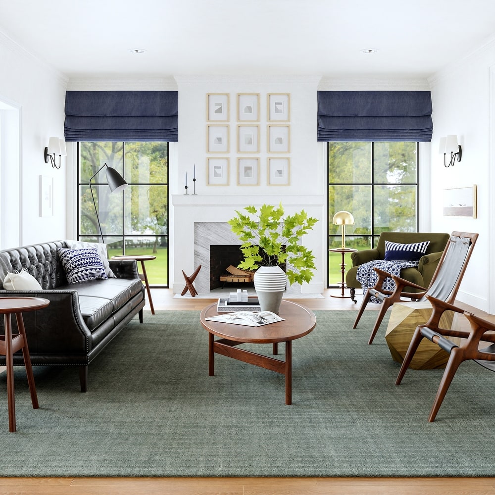 Southwest Striped Wool Area Rug