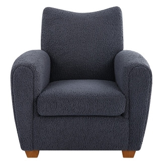 Uttermost 23759 31" Wide Plywood Framed Polyester Accent Chair - Blue