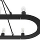 preview thumbnail 8 of 8, Hunter Saddlewood 10-Light Chandelier Ceiling Light - Dining Room, Island - Industrial, Modern Farmhouse, Transitional