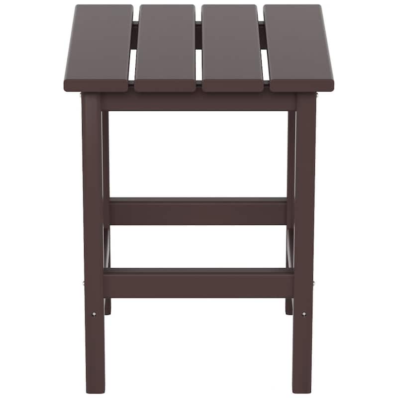 POLYTRENDS Laguna All Weather Poly Outdoor Side Table