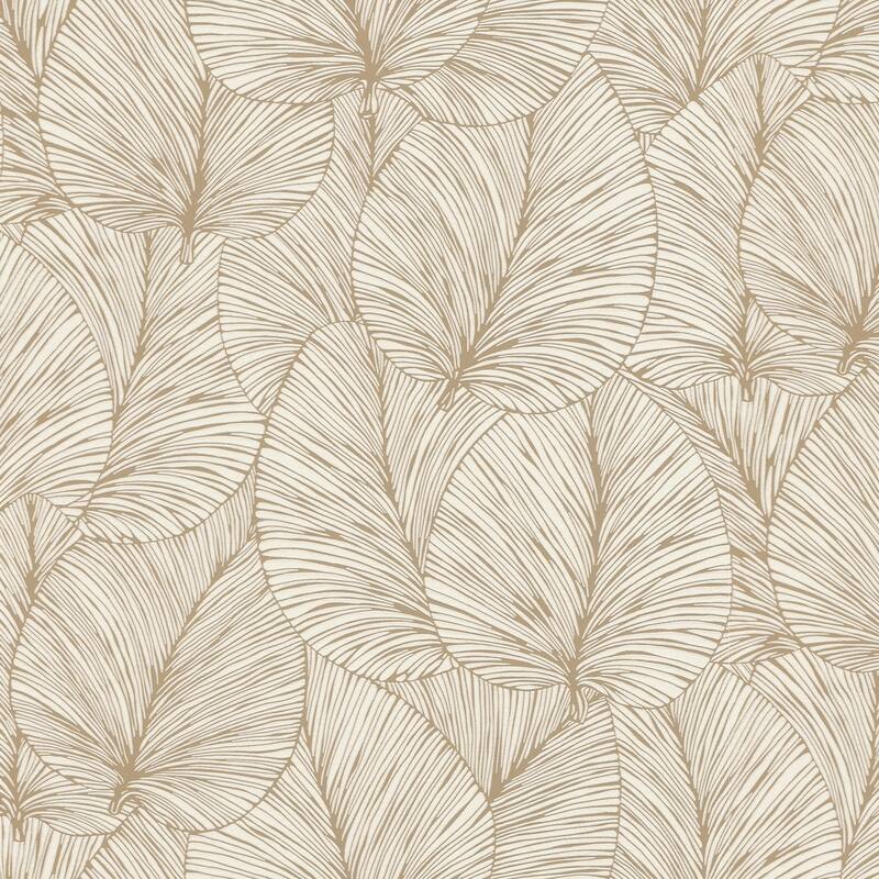 Advantage Eilian Gold Palm Wallpaper
