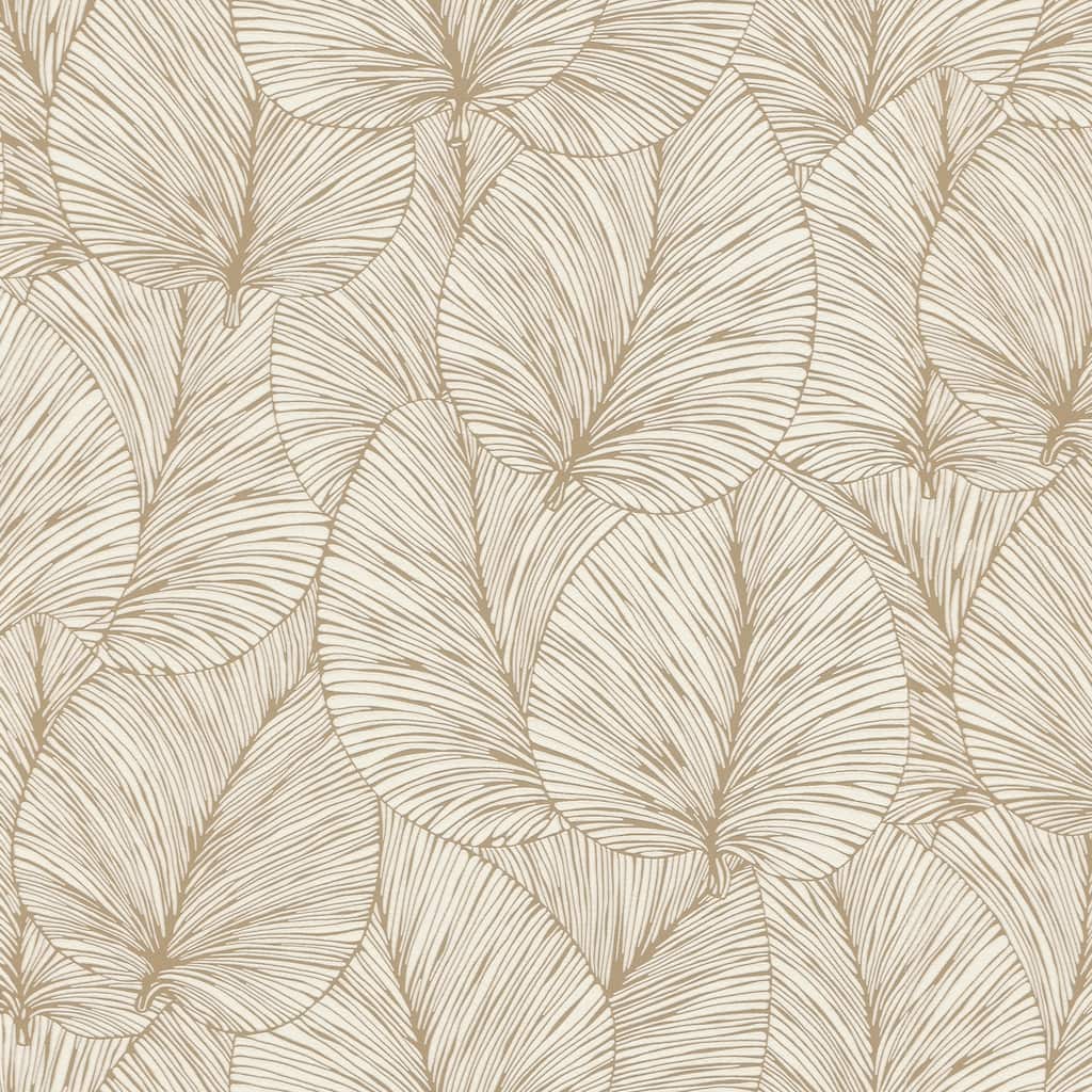 Advantage Eilian Gold Palm Wallpaper