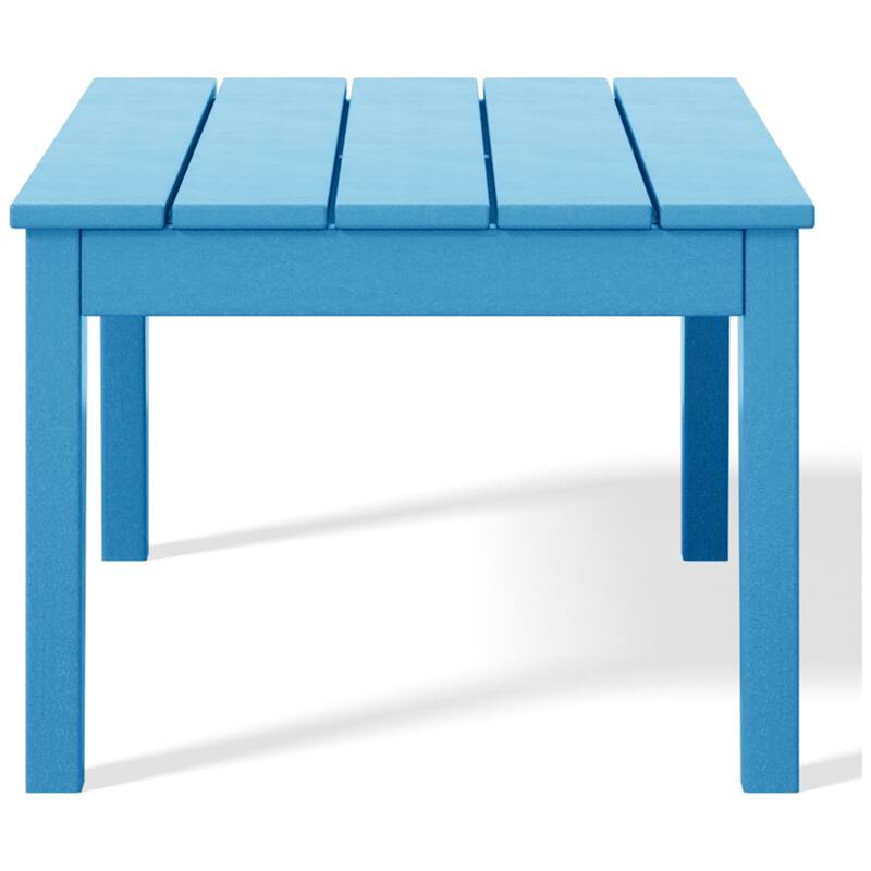 Laguna Poly 3-Piece Bench With Coffee Table