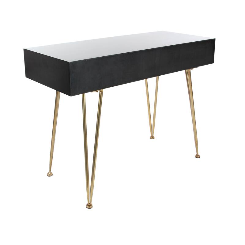 Wood Console Table - Black - Roche River Decor