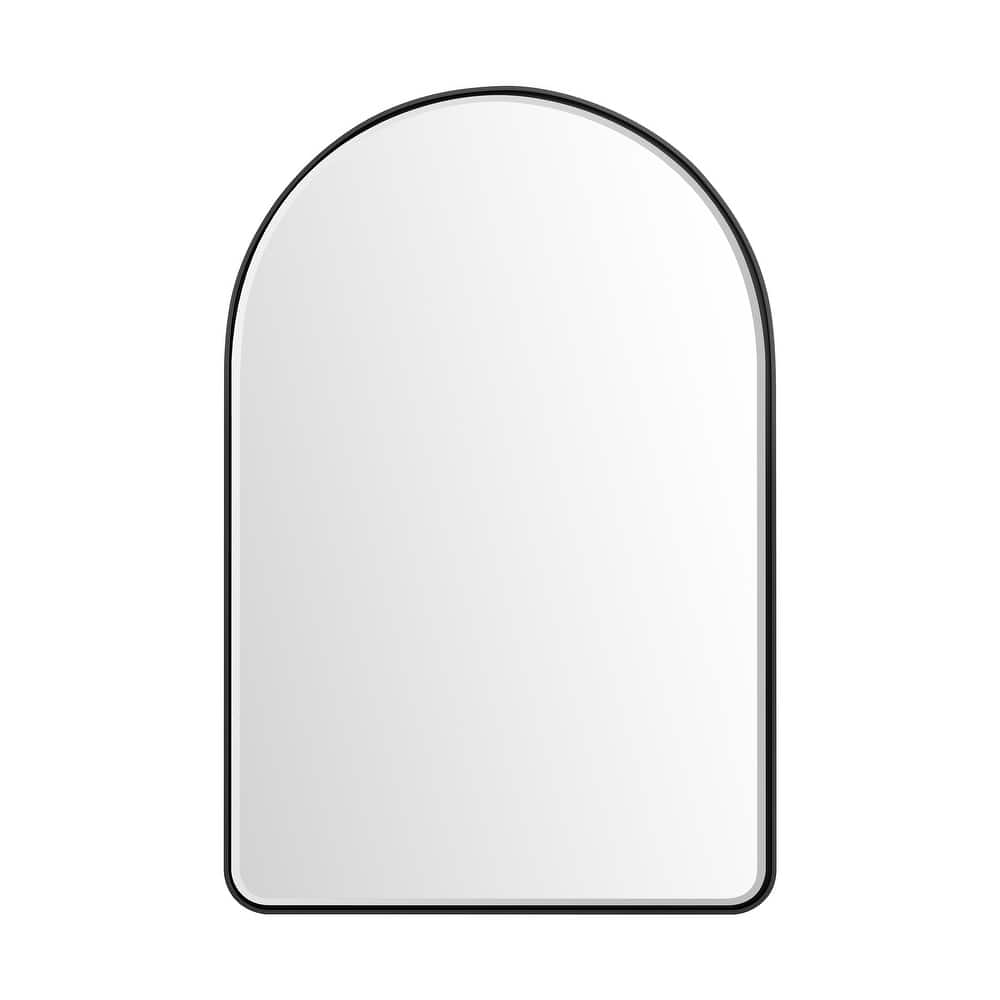 Rohe 24" Arched Mirror, Champagne Brass