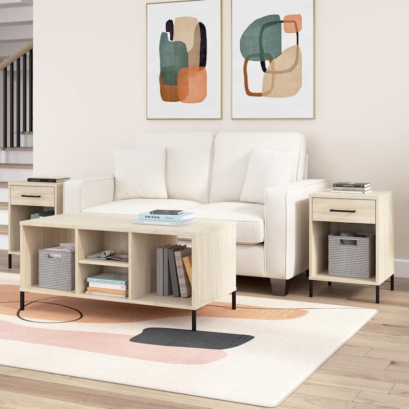 Bush Furniture Essence Living Room Coffee Table with Shelves