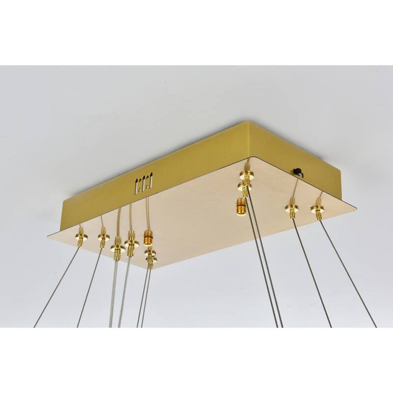 Indigo Home 51 inch Adjustable LED Chandelier