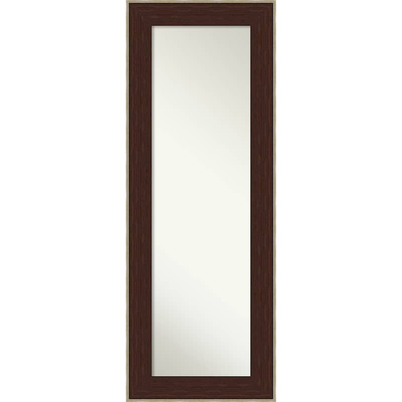 Non-Beveled Full Length On The Door Mirror - William Frame