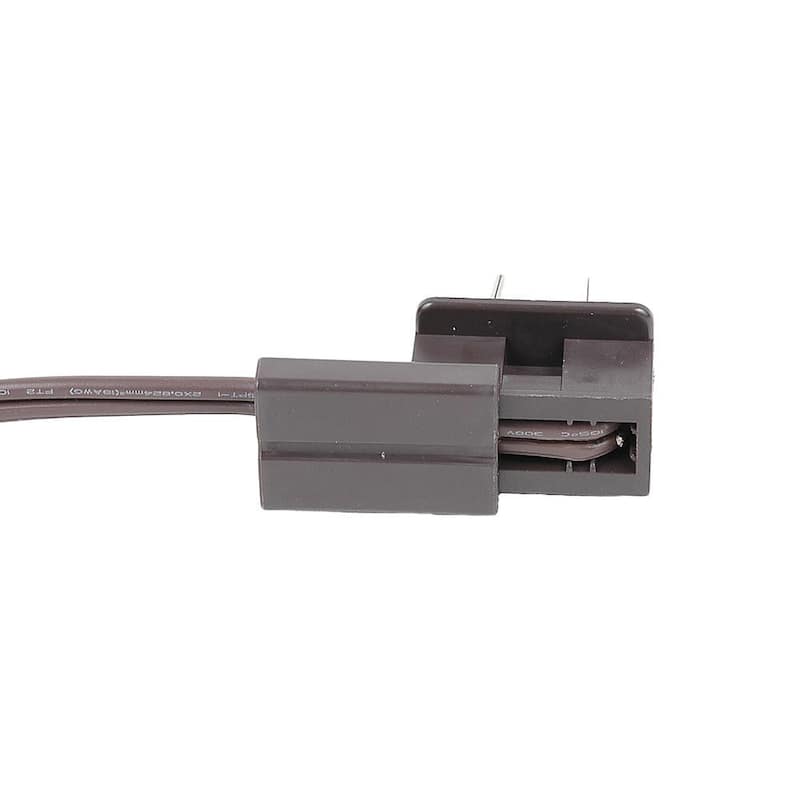 SPT-2 Male Plug, Snap On Vampire Plugs, Brown, Polarized, 10 Amp, 5 Pack - Medium